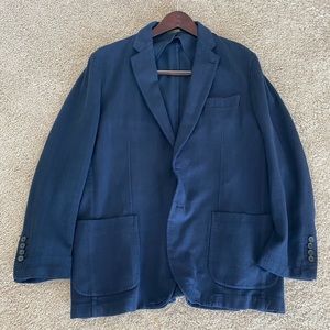 Brooks Brothers Regent Fit Linen 42S Sport Coat Blue